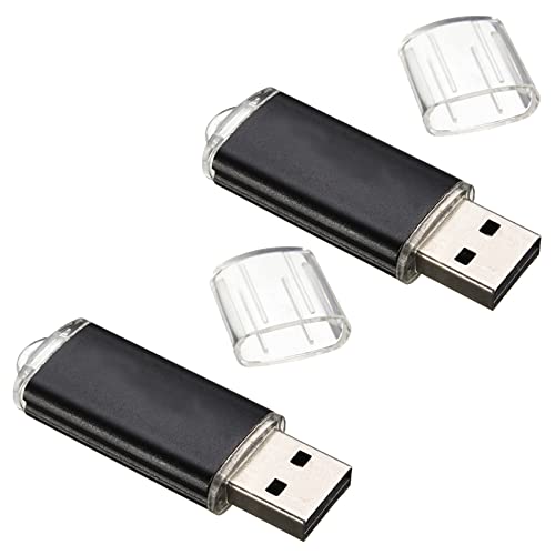 YGBWAOV 2X USB Memory Stick Flash Pen Drive U Disk para Pc TV Color: Negro Capacidad: 1Gb