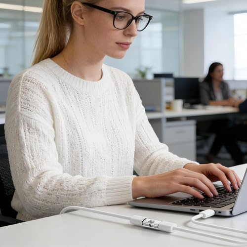 Genérico USB C Female to Female Adapter - Type C Coupler for Charging | Durable Connector Extension for Smartphones, Laptops, Tablets, and Accessories, Compact Design for Home, Office, or Travel Use - imagen 8