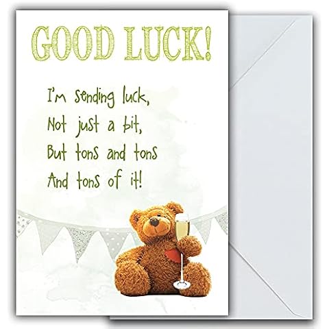 Tarjeta de felicitación de buena suerte Snuggly Bumkins Cover