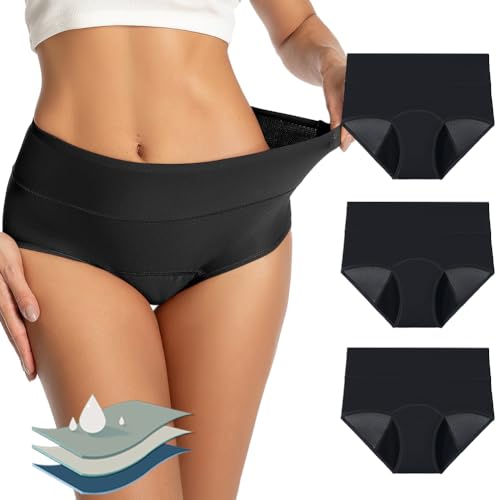 Image of Mordlanka Period Underwear for Women Breathable Menstrual Leakproof Panties