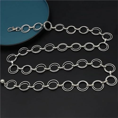 Metal Chain Belt 8pcs Chunky Metal Chain Belt - Waist & Belly Link Belt for Waist4