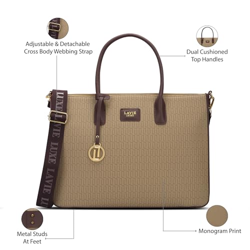 Image of Lavie Luxe Women's Mono Raily25 Pro Handbag | Handbag for Women