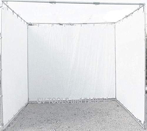 10' x 10' Sukkah Kit for Sukkot White Walls 1 3/8" Fittings ~ Pipe NOT Included