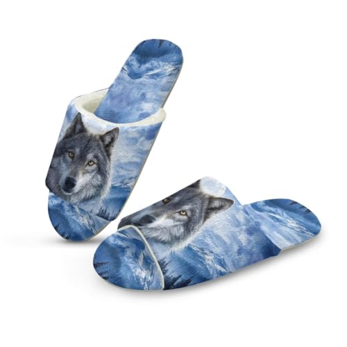 Frog Slippers for Women Men Open Toe Slippers Fluffy Bedroom Shoes for Indoor Comfy Warm2