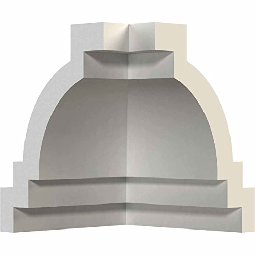 Ekena Millwork MIC03X04TR Inside Corner (Matches Moulding MLD04X03X05TR), 3 3/4