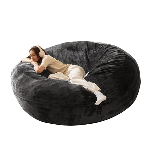 XOFUGEM Bean Bag Chair for Adults,6FT Oversize Floor Bean Bags Offers Ample Space for Adults,Memory...