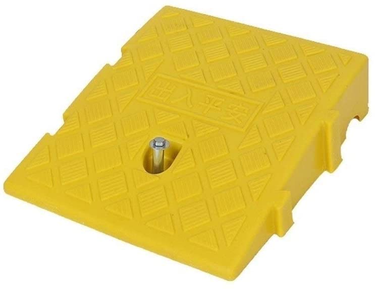 Rampes de seuil portables en plastique pour éviter les chutes avec tapis antidérapant