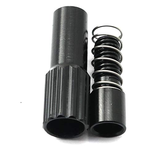 Lq Industrial Bicycle Cable Adjuster 2Pcs Black Indexed Inline Cable Tension Adjusters Derailleur Speed Adjustment Screws #TOP4