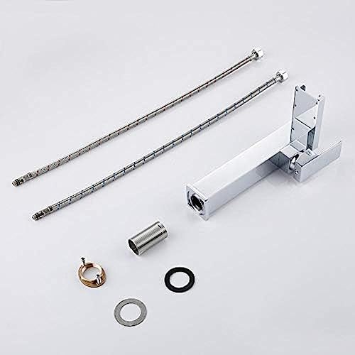 Robinet de douche cascade monotrou avec commande fluide en chrome brillant - 3