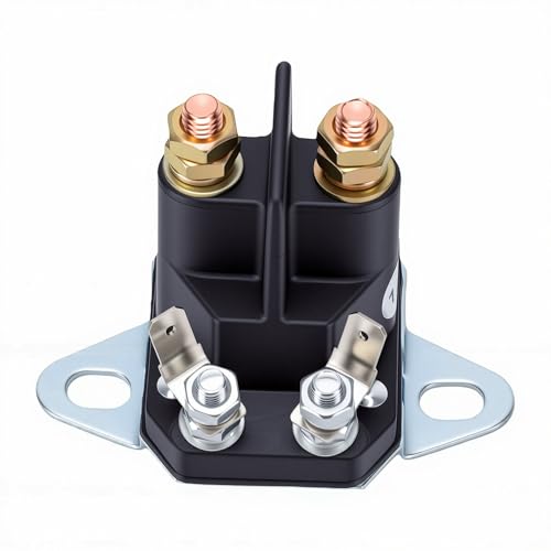 Akozon Solénoïde de Tondeuse électrique 12 V DC Relais Bobine de Cuivre Pur Réponse Rapide Remplacement Direct pour Tondeuses Exmark Zero Turn 7841221210 1171197