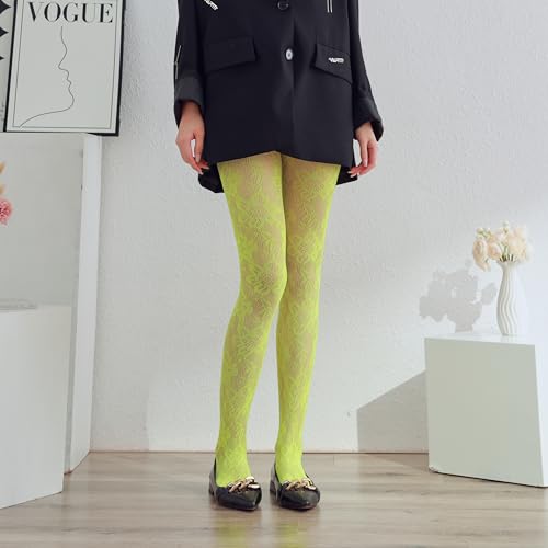 Image of Sahabowi Fishnet Pantyhose For Women Sheer High Waist Tights Control Top Mesh Stockings, Pantyhose12