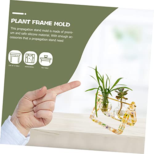Moule silicone support de vase SHINEOFI pour bouturage et DIY