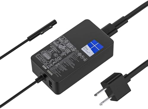 Surface Pro 65W Charger For Surface Pro 3/4/5/6/7/8/X, Surface - Foto 12