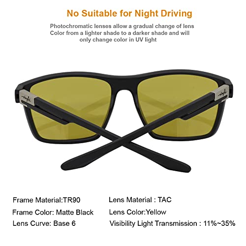 Image of INFI Fishing Polarized Sunglasses for Men Driving Running Golf Sports Glasses Square UV Protection Designer Style Unisex