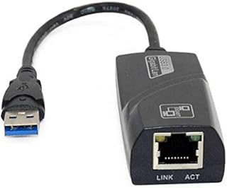 Multibao USB 3.0 to Ethernet RJ45 LAN Network Adapter 10/100/1000 Gigabit Computer Compatible with Windows 10/8.1/8/7/Vista, Mac OS, Linux, Chrome OS & More
