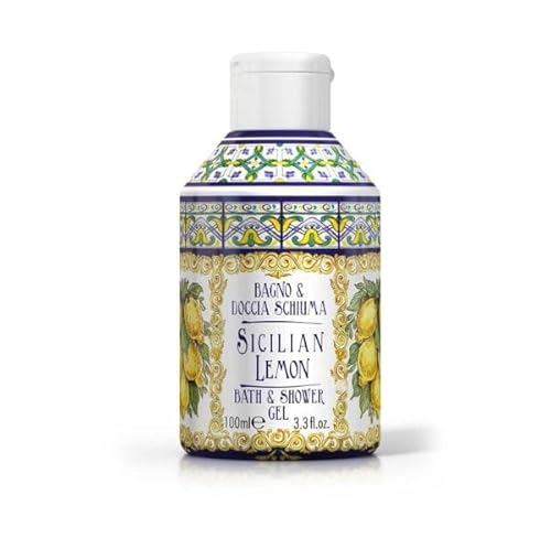 Bagno & Doccia Schiuma Sicilian Lemon, Gel da Viaggio, al profumo di limoni di Sicilia 100 ml