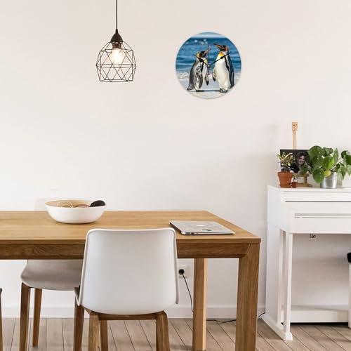 Horloge murale pingouin pour chambre et salon moderne - 6