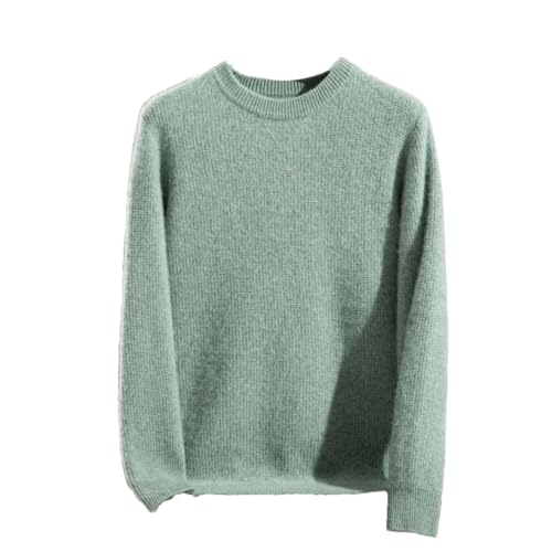 Men' O-Neck Sweaters Cashmere Sweater Loose Knit Jumper Business Casual Jacquards Pullover Tops Flower EN8 M