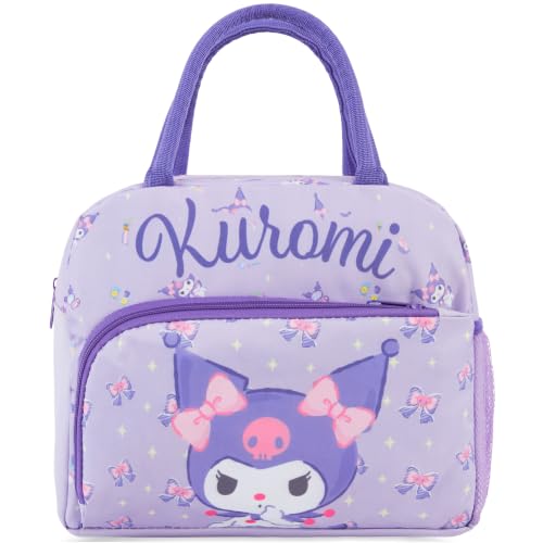 Get Trend Sanrio Kuromi Girls Insulated Lunch Tote Bag