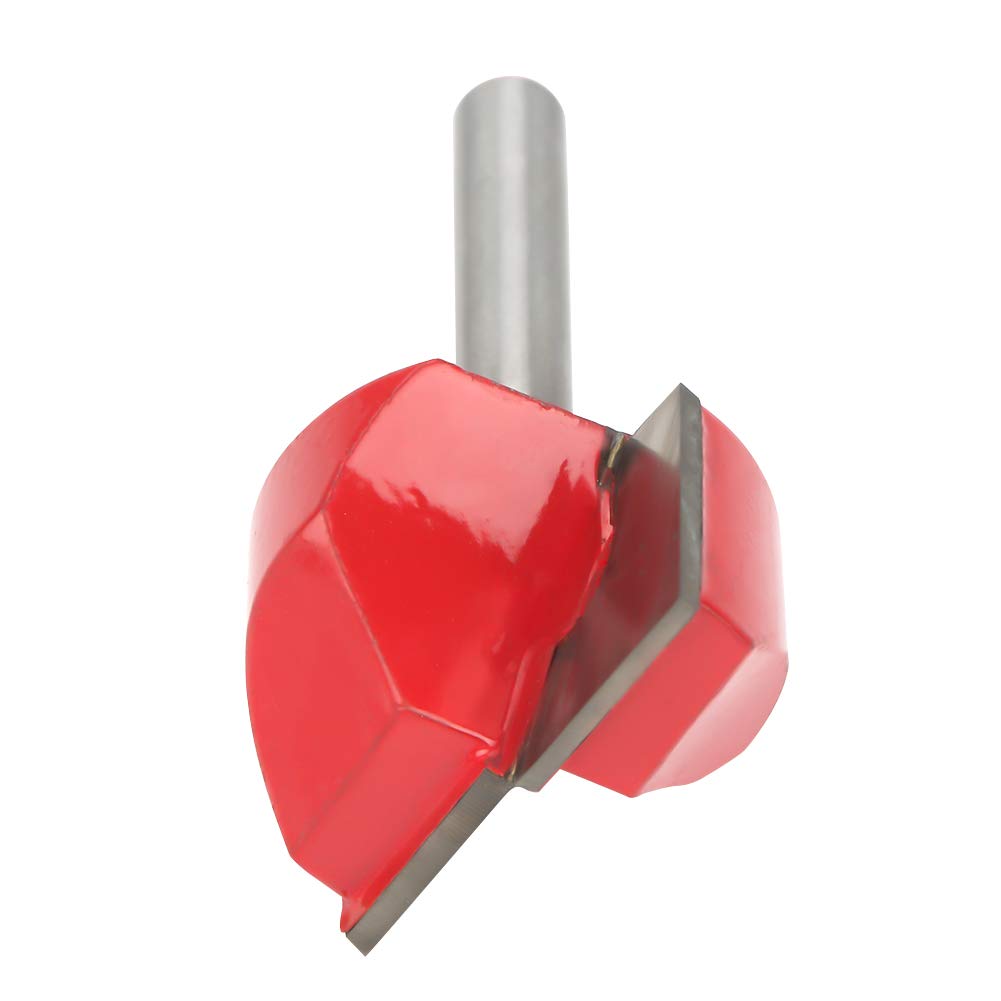 Fraise à Bois CNC, Walfront Outil de Coupe de Machine Tige par le Bas Diamètre de 6 mm(6 * 28)