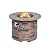 SUNBURY Outdoor Fire Pit Propane Round Fire Pit Table Fire Column, Stonecrest 40,000 BTU Gas Fire Pits for Outside w Lava Rocks, Waterproof Cover, CSA Certified