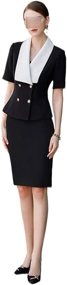 Fashion Career Women's Dress Temperament Women's Suit Suit Beauty Salon Receptionist Workwear Uniforms High-end