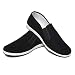 Scarpe Unisex per Arti Marziali Scarpe Cinesi di Kung Fu Scarpe Vecchie di Pechino Tai Chi Suola in Gomma Nera(45 EU 275mm)