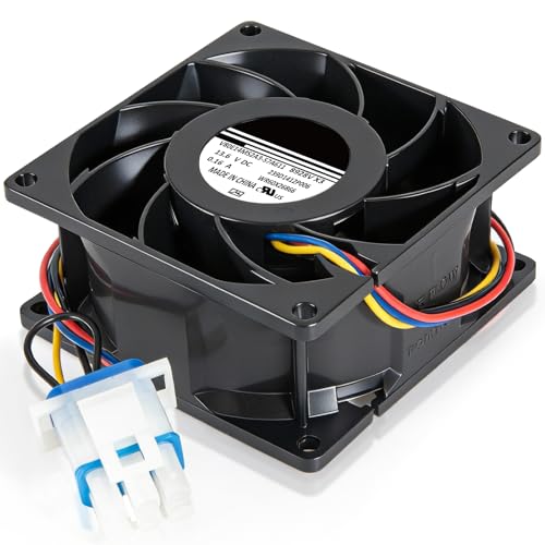 Upgraded OEM WR60X26866 Refrigerator Evaporator Fan Motor Compatible with GE Replace V80E14MS2A3-57A611 WR60X10341 WR60X26030 WR60X10356 WR60X10357 WR60X26033