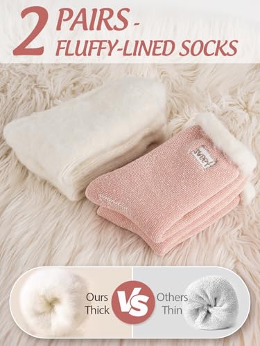 Kuschelsocken für Damen in Geschenkbox – warme Thermosocken für Winter