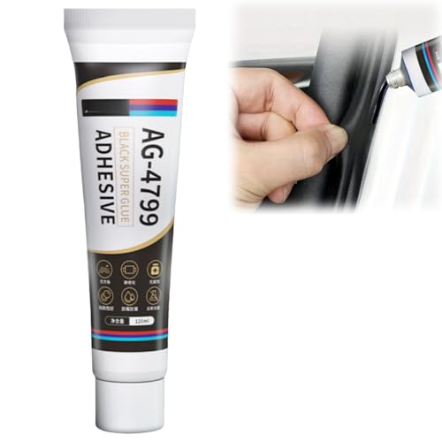 120ml Black Silicone Sealant,Windscreen Sealant,High Temperature Sili-cone Sea-lant,Black Si-licone Se-alant Waterproof,Silicone Seal-ant for Cars,Multi Purpose Seala-nt,Strong Glue for Everything