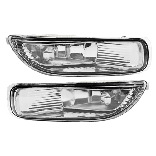 Jecoupoon Front Bumper Fog Lights Pair Compatible with Corolla 2003 2004 Left & Right Halogen Fog Light Passenger & Driver Side 81220-02060 81210-02060