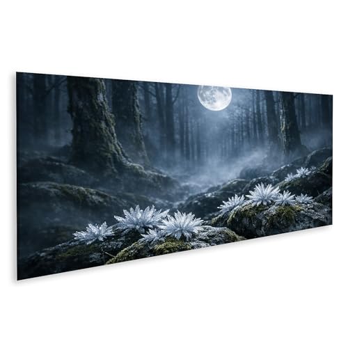 Toile forêt mystique islandburner pour habiller un grand mur vide
