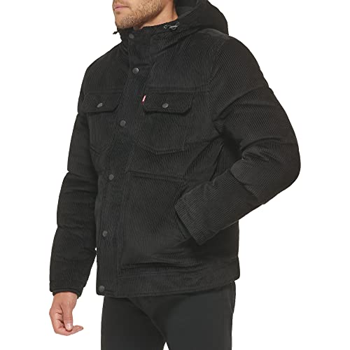 Image of Levi's Men's Performance Hooded Puffer Trucker Jacket (Regular & Big & Tall Sizes)