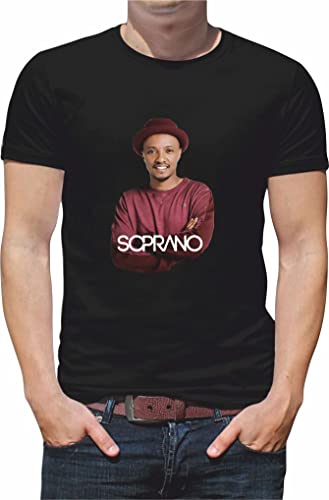 Générique T Shirt Chanteur Soprano N063 (S, Noir)