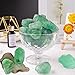 Erliway 2-3'' Green Fluorite Raw Crystals, Natural Rough Crystals and Healing Stones, Crystal Rocks and Gemstones for Tumbling Cabbing Fountain Rocks Decoration Wire Wrapping Reiki (0.15-0.22lb)