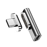 ELECJET MagJet S, 20 Pin Magnetic USB C Adapter, 100W Fast Charging,10 Gbps Data Transfer, RJ45 Gigabit Ethernet Connection, 4K Video @ 60Hz for New MacBook Pro/Air and Any USB C Devices