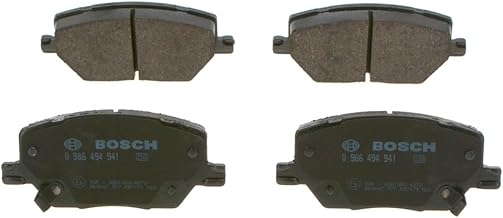Bosch BP1792 - Pastiglie Freni Auto, Asse Anteriore - Qualità Bosch - Riduzione del Rumore e della Polvere - Certificazione ECE-R90 - Senza Rame - 1 Confezione da 4 Pastiglie - Con Accessori