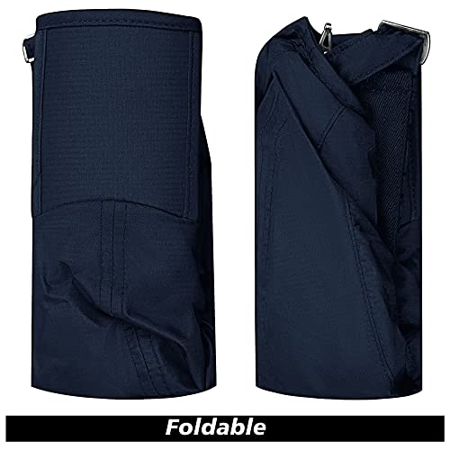 Navis Marine Sailing Cap Waterproof For Men Women Fishing Hat With Retainer Clip Technical Uv Sun Protection (Navy-Foldable) #TOP1