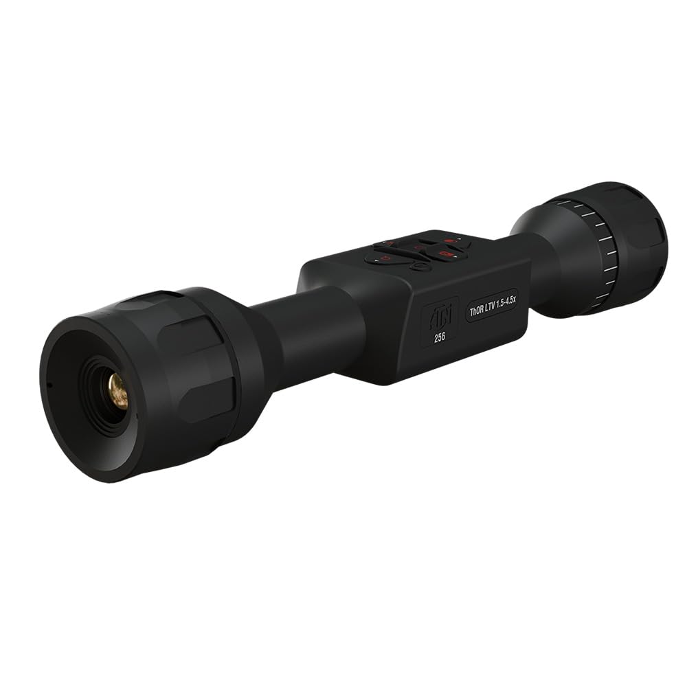 ATN Thor LTV Ultra Light Thermal Hunting Scope 4K+ 4056x3040 Thermal Sensor, 4K Video Record, One Shot Zero, 10h+ Battery Power