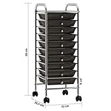 Zoom IMG-1 vidaxl carrello portaoggetti mobile con