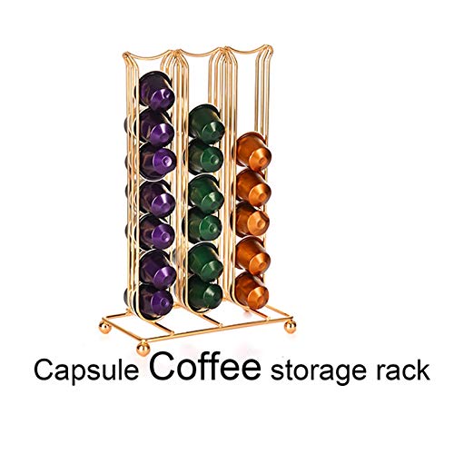 Molieeigin 461303 42 Cups For Coffee Pods Rotating Rack Coffee Capsule Stand Organization Holder Capsules Storage Shelf thumb #6
