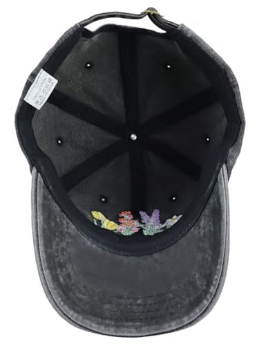 Sombrero de jardín para mujer, ajustable de algodón miniatura 6