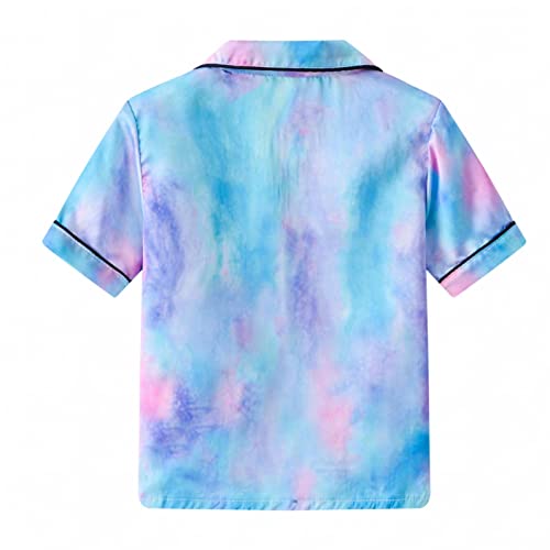 Girls Dinosaur Solid Sleepwear Shorts T Clothes Set Kids Pajamas Boys Toddler Girl Girls Summer Pajamas Size 63