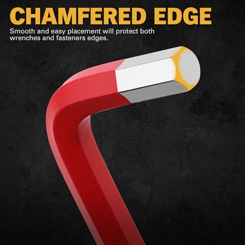 Image of ELEAD Jumbo Hex Key Allen Wrench Set | 13-Piece SAE 5 /64 inch-3 /4 inch | Long Ball End Durable S2 | 4 inch - 13.5 inch Long | Automotive | Mechanic | Furniture | Professional Grade Tools