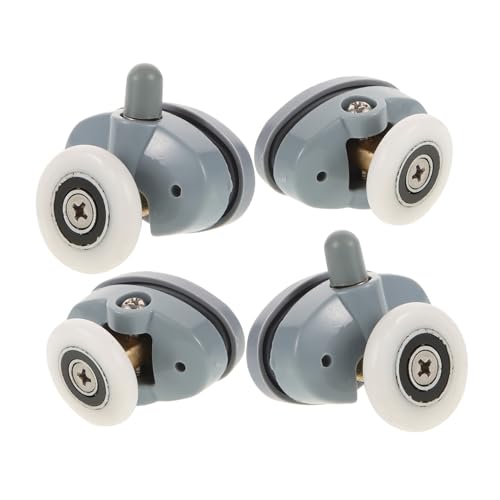 Ruedas para puerta de ducha de alta capacidad, set de 4 unidades resistentes y prácticas 2