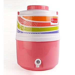 Princeware Cool Traveller Plastic Water Bottle, 7.5 Litre, Assorted