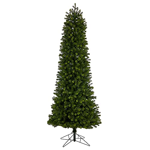 8.5Ft. Slim Colorado Mountain Spruce Artificial Christmas Tree With 900 (Multifunction With Remote Control) Warm White Micro Led Lights With Instant Connect Technology And 1664 Bendable Branches #TOP2