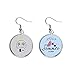 Produktbild Schwindelgefühle, süßes Chat-Gesicht, Ohr-Tropfen, Sommer-Wassermelonen-Ohrringe