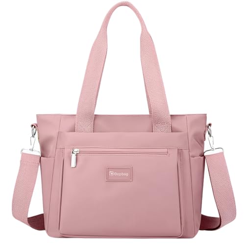 Bolsa Feminina Casual Alça Transversal Viagem Passeio Fitness Mão Resistente Impermeável Moda Trabalho Espaçosa (Coral)