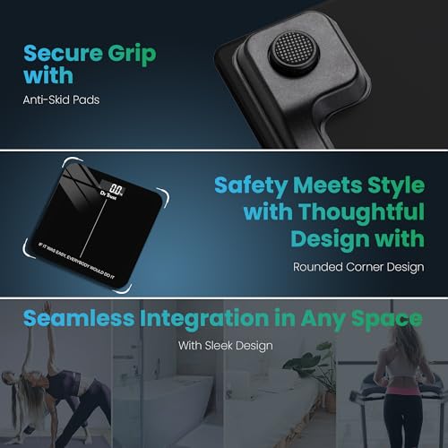 Dr Trust USA Inspire Personal Digital Electronic Weight Machine For Human Body 180Kg Capacity Weighing Scale-523 (Black) … - Image 7